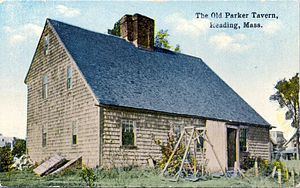 The old Parker Tavern, Reading, Mass.