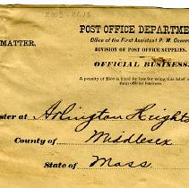 official Post Office business label