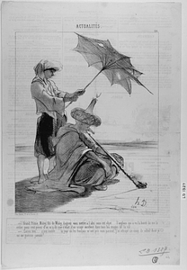 - Grand Prince Muley, fils de Muley, daignez vous mettre à l'abri sous cet objet... l'anglais qui a eu la bonté de me le céder pour cent pièces d'or, m'a dit que c'était d'un usage excellent dans tous les orages de la vie... - Laisse moi.... c'est inutile.... le jour où les français m'ont pris mon parasol, j'ai attrapé un coup de soleil dont je ne me guérirai jamais!....