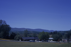 Taconic Range and HMF from Greylock Dorm field, North St. at Whitman St., Williamstown, MA