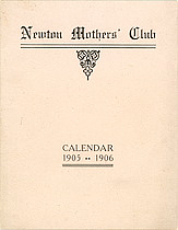 Mothers' Club of West Newton calendar