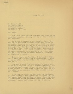 Letter from Judi Chamberlin to Donna Gould