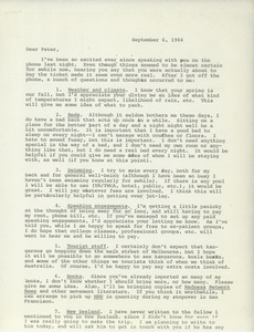 Letter from Judi Chamberlin to Peter Arrowsmith