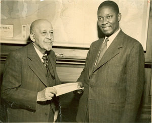 W. E. B. Du Bois with Nnamdi Azikiwe