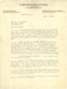 Letter from William N. DeBerry to W. E. B. Du Bois