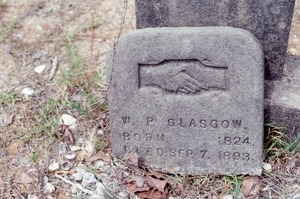 Talbert-Pierson Cemetery (Vernon Parish, La.): Glasgow, W. P., 1893