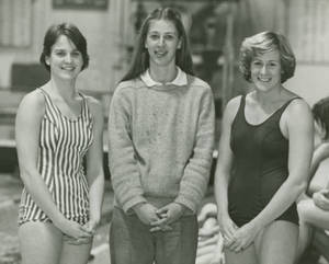 Three Swimmers from the 1976-77 SC Swimming and Diving Team