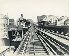 City Square Station, progress looking north