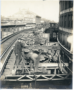 Dudley Street Station, extension of south bound platform