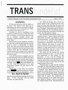 The Transgenderist (April 1, 1999)