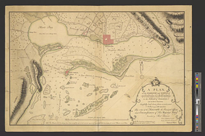 A plan of the harbour's and town's, of Kingston and Port-Royal in the island of Jamaica, and of their environs