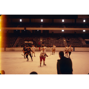 NU varsity/alumni hockey game