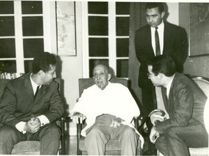 W. E. B. Du Bois with President Ben Bella