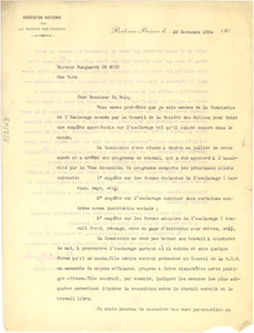 Letter from Dantés Bellegarde to W. E. B. Du Bois