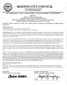 Committee on Public Safety meeting minutes, September 29, 2015