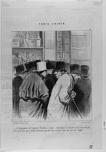 - Le thermomètre de l'ingénieur Chevalier a raison.... à dix dégrés les fleuves et les nez sont pris... et dire qu'il faudra que j'attende maintenant peut-être trois semaines pour que mon nez dégèle!...