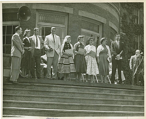 Kappa Delta Pi Members at Stepping Up Day (1957)