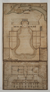 Drawing of Mount Vernon (Vaughan Plan)
