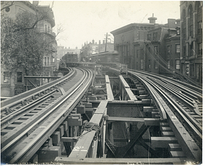 Dover Street Station, progress view