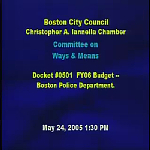 Committee on Ways and Means hearing recording, May 24, 2005