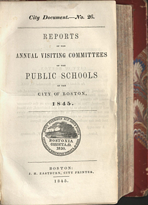 Reports of the Annual Visiting Committees of the Public Schools of the City of Boston