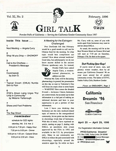 Girl Talk, Vol. 11 No. 2 (February, 1996)