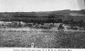 Looking toward 1000 yard range B.S.M.R.A., Wakefield, Mass.