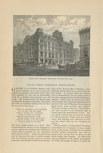 "Young Men's Christian Associations" article in Harpers Magazine (January 1882)