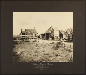 View of the Charles E. Bates House, 1898