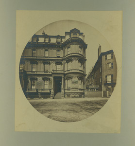 Exterior view of the Brewer House, Boston, Mass., undated