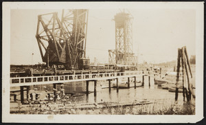 A view of the original Buzzards Bay train bridge