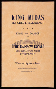 King Midas Sea Grill & Restaurant menu