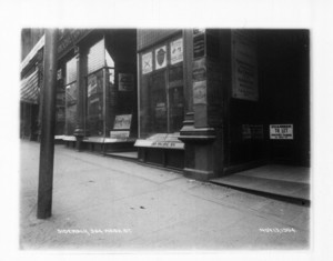 Sidewalk at 364 Washington St., sec.5, Boston, Mass., November 13, 1904
