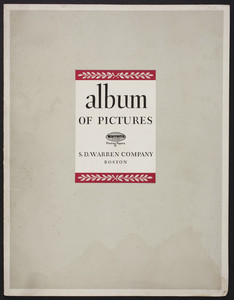 Album of pictures, a presentation of twenty-nine photographs reproduced by letterpress on Warren's Lustro Brilliant-Dull, S.D. Warren Company, Boston, Mass., undated