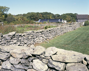 Stone walls, Casey Farm, Saunderstown, R.I.