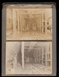 Album 18-1: Boston Transit Authority : "Photographs of section 2. Beacon Hill Tunnel"
