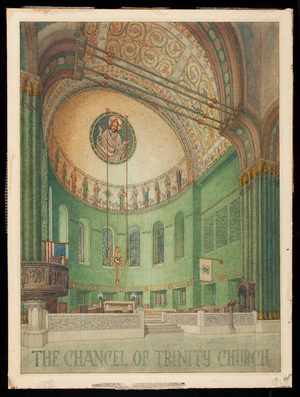 The Chancel of Trinity Church, Copley Square, Boston, Mass., 1937