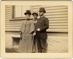 Abby Blanchard with parents Annie Brown Blanchard and C. P. Blanchard (l. to r.)