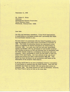 Letter from Mark H. McCormack to Robert E. Kirby