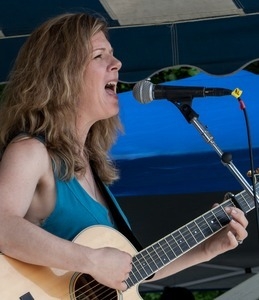 Dar Williams performing at the Clearwater Festival