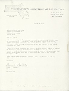Letter from Elmer C. Bartels to Don Clark