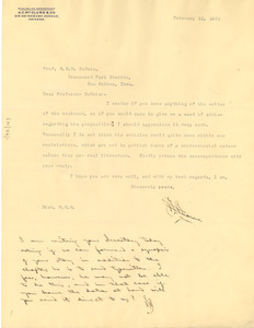 Letter from A.C. McClurg to W. E. B. Du Bois