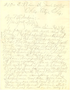 Letter from Caesar F. Simmons to W. E. B. Du Bois