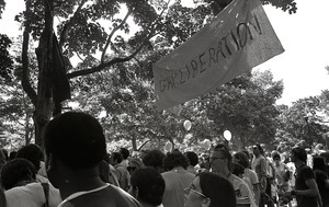 Gay liberation demonstration at Cambridge Common