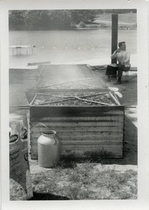 The barbeque at the picnic, Pine Beach