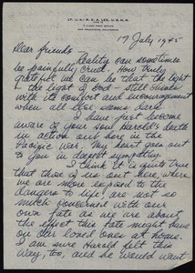 Letter from Robert E. A. Lee to Langland family