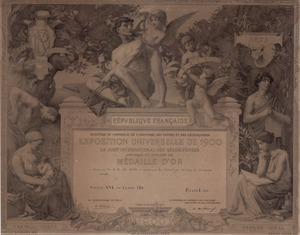 1900 exposition gold medal award