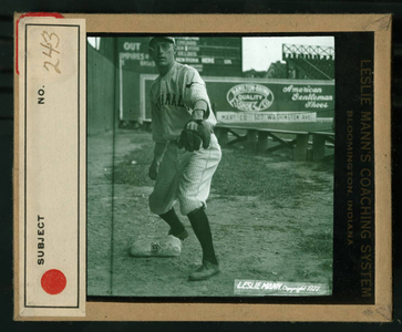 Leslie Mann Baseball Lantern Slide, No, 243