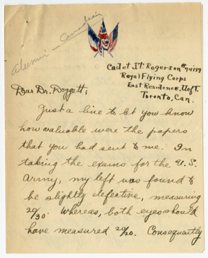 Letter from John T. Rogerson to Laurence L. Doggett (1917)