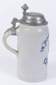 Stoneware stein with Munich child